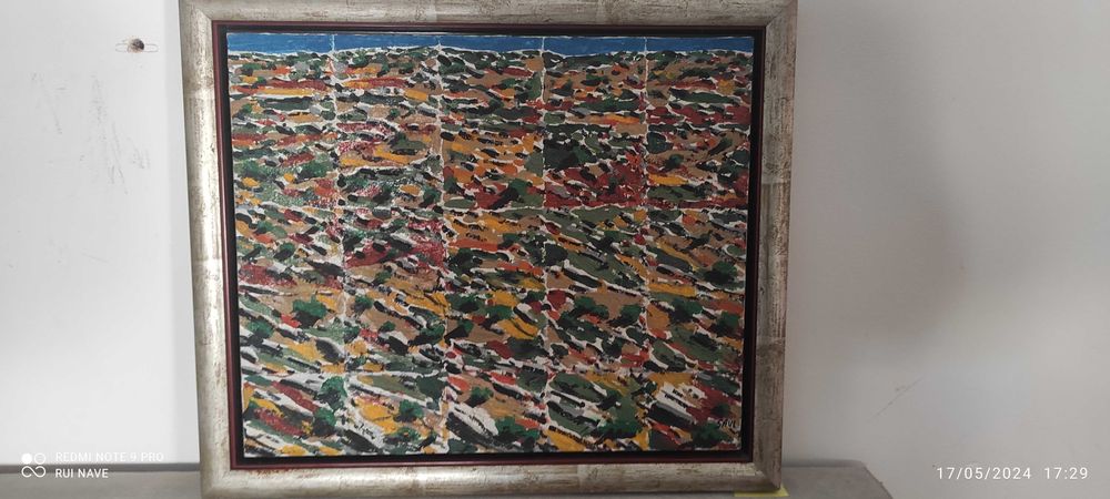 Quadro pintura acrílico sobre tela.