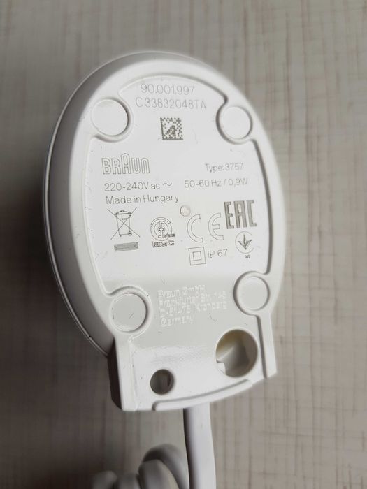 Зарядка для эл.зубной щётки Braun Oral-B,новая.
