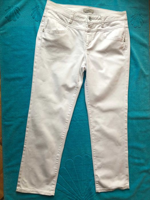 spodnie białe Esprit 42/44