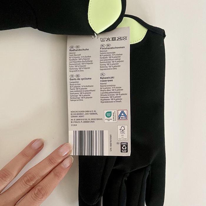 Rękawiczki rowerowe S  36