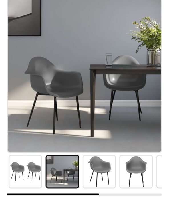 Krzesła loft komplet 10 krzeseł do jadalni kubełkowe