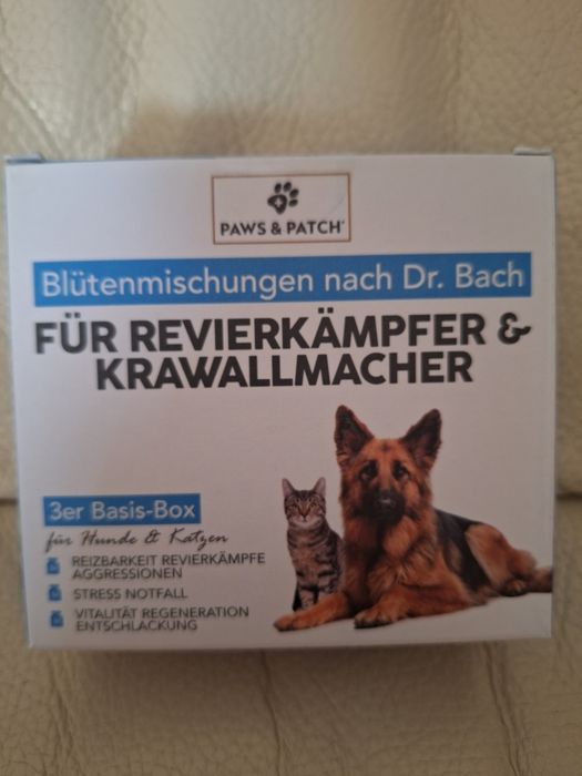 Paws Patch mieszanka kwiatów dla psa i kota wykazjących agresję stres