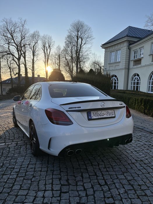 Auto do ślubu Mercedes-benz c43 AMG