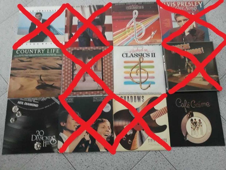 Diversos LP's e Singles Vinil antigos