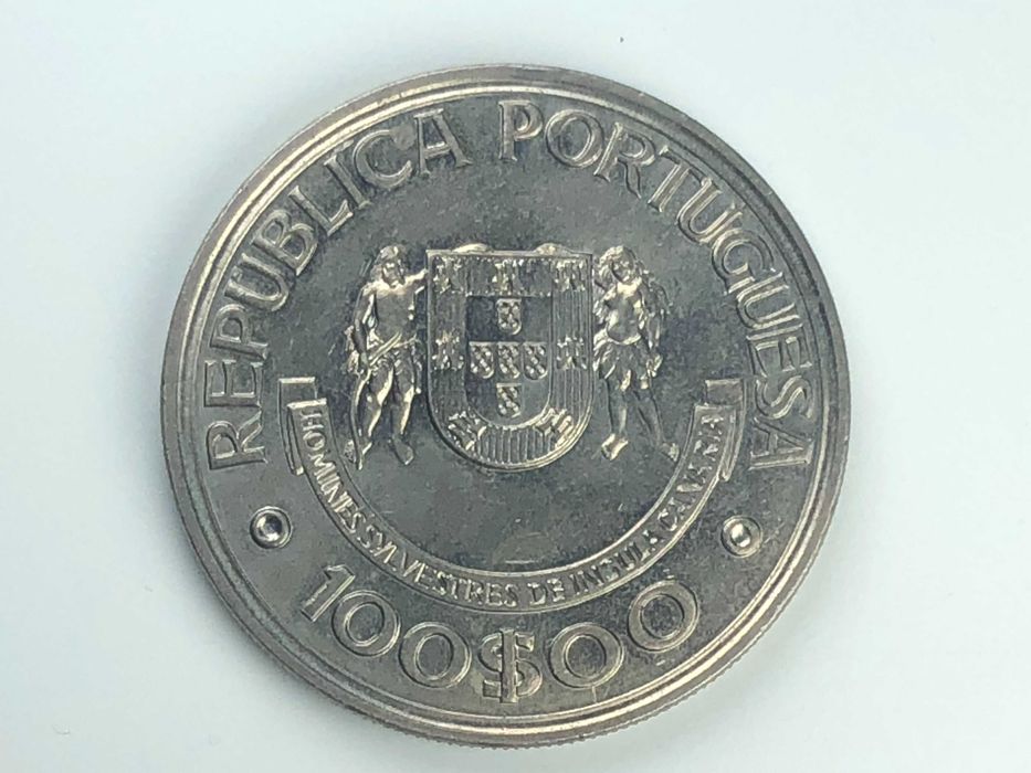 Portugal 1989 - 100 Escudos Cuproniquel - II Série dos Descobrimentos – À Conquista do Atlântico - Canárias