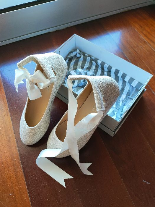 Sapatos menina para BAPTIZADO, Novos BASS10