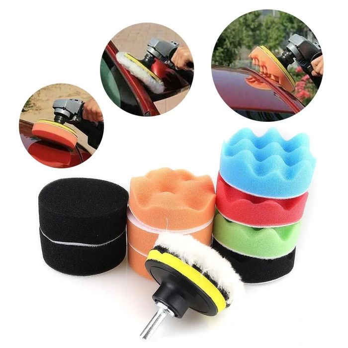 Kit de Polimento para Berbequim/Aparafusadora