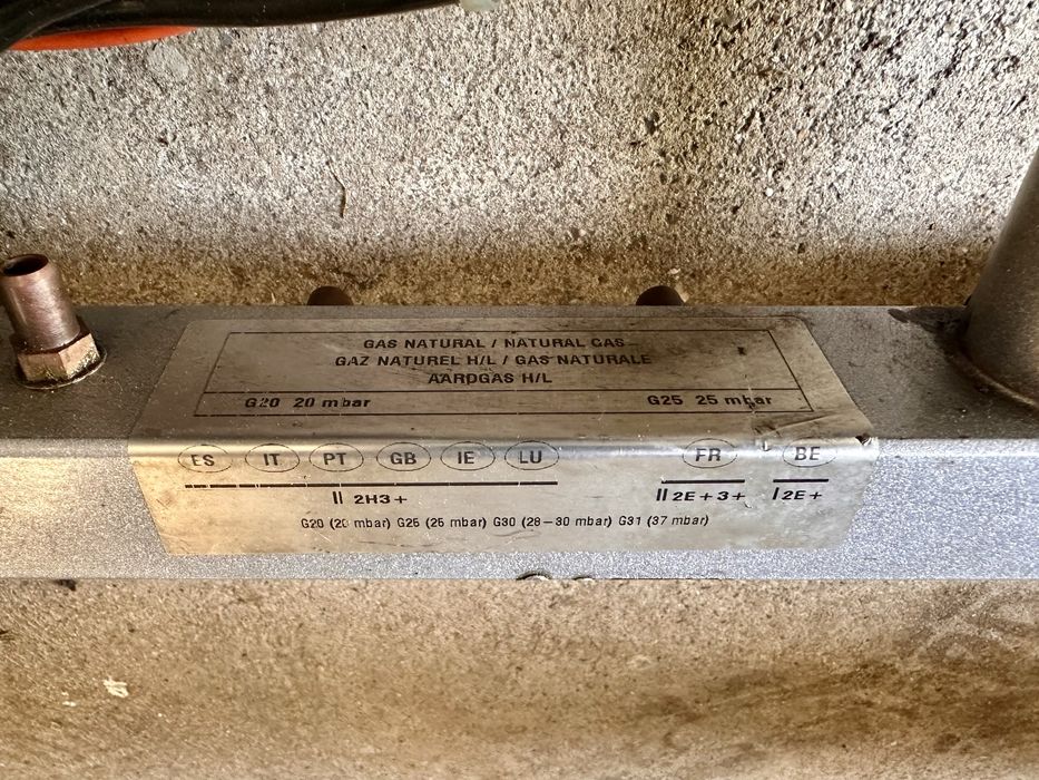 Caldeira roca G100 gas natural 4 conjuntos ( queima)