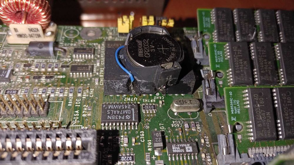 Ретро материнка PBA631157-202 (Socket 5) + Pentium 100Mhz SX963