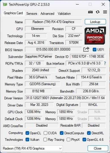 Игровой ПК/компьютер/системник/RX 470 8Gb/Ryzen 5 1600(6/12)SSD500