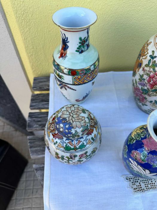 Jarros e potes porcelana