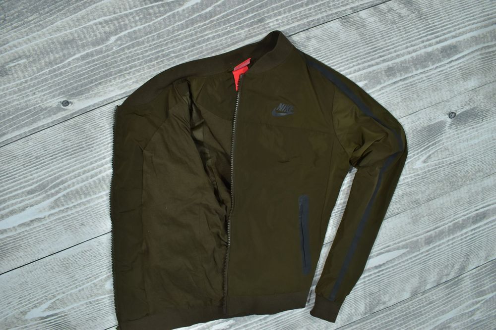 Nike Kurtka Damska Bomberka Khaki Z Logo / S