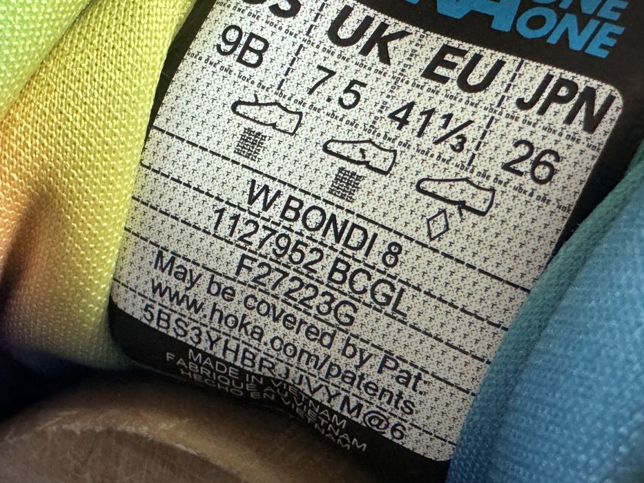 Оригінал Розмір 41 Кросівки Hoka One One Bondi 8 Взуття