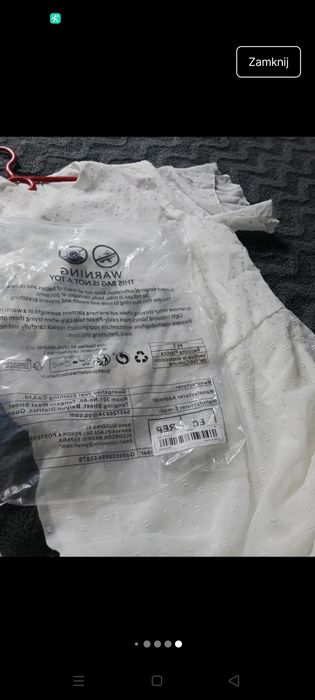 Biała sukienka Shein