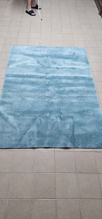 Carpetes verde água, bom estado