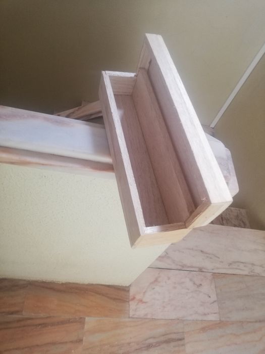 Caixa em madeira , arrumação