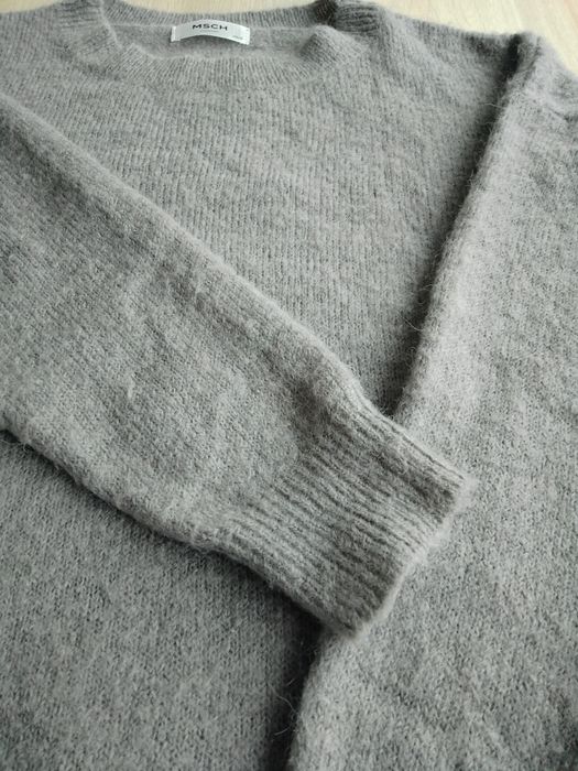 Moss Copenhagen Moher Wełna Pullover MSCH miękki moherowy sweterek