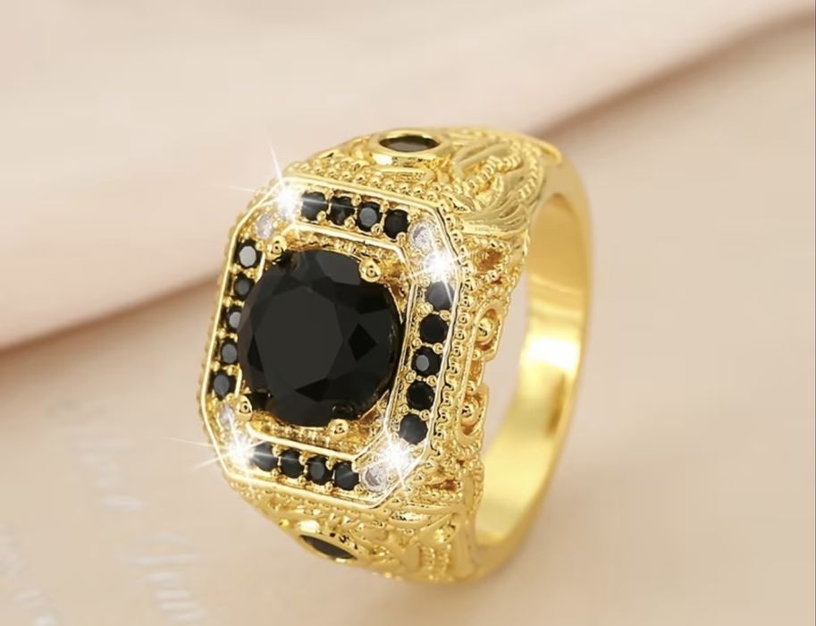 Чоловіче кільце печатка перстень 18.1 люкс біжутерія