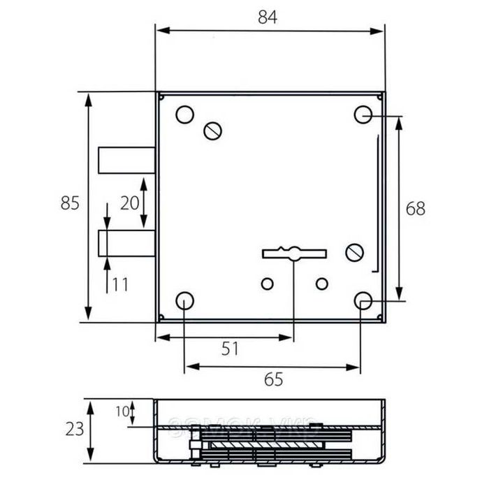 Замок сейфовий Border ЗН4-6/12