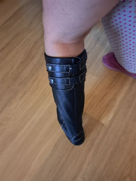 Botas de pele 37