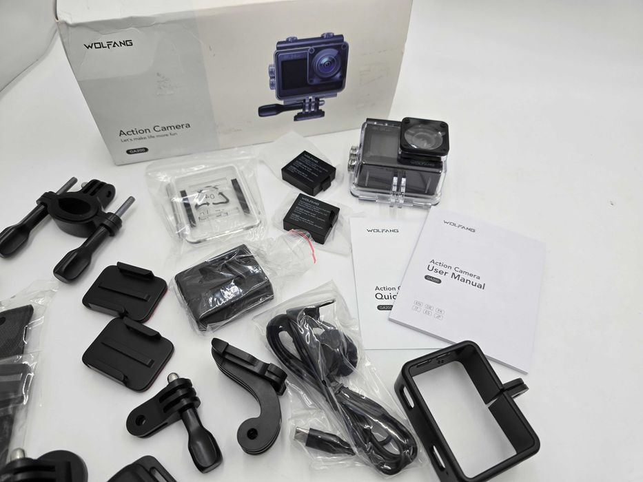 Kamerka Sportowa Acrttion Camera Wolfang GA200 4K 24MP Komplet