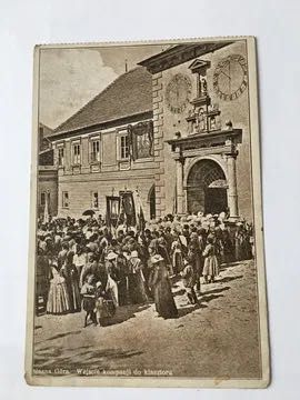 Stare polskie pocztówki -Jasna Góra - okres międzywojenny - antyk