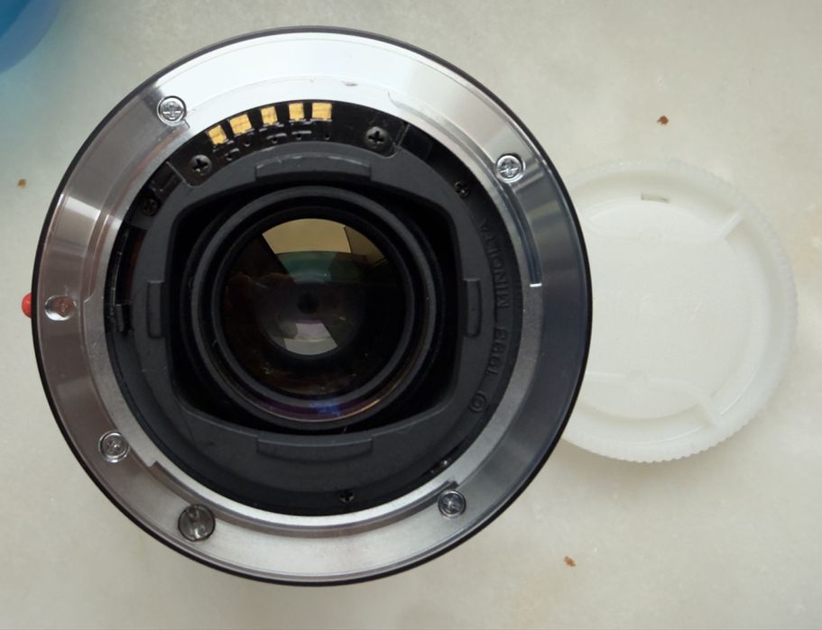 Conjunto Minolta Original – Objetiva 70–210mm + Flash Program 3200i