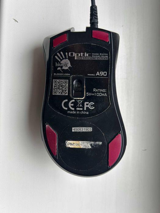 A4Tech Bloody A90, Ігрова миша, дротова, USB