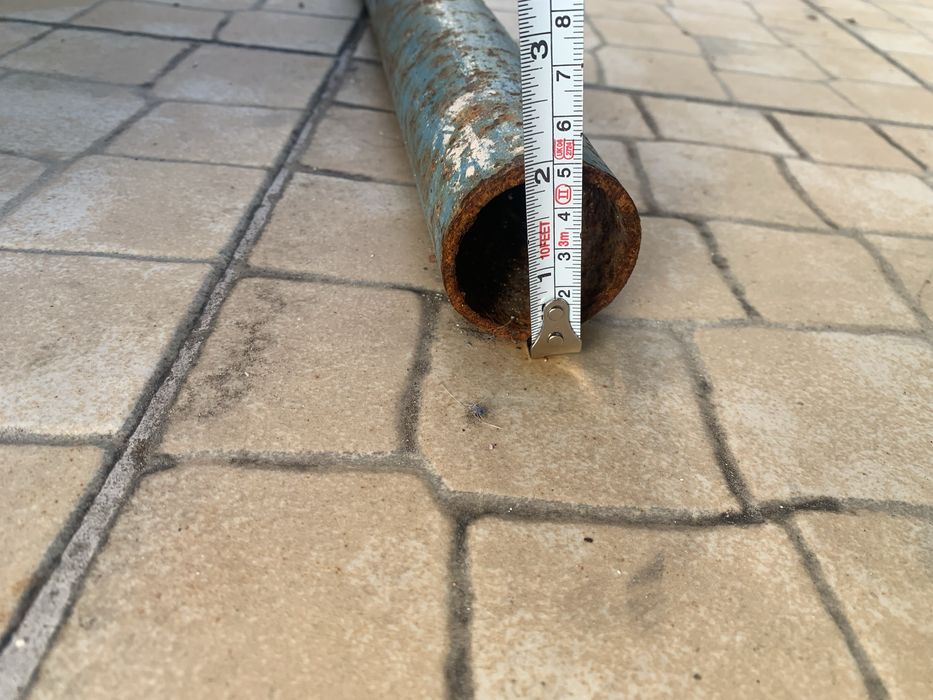 Tubo em ferro 4,43m