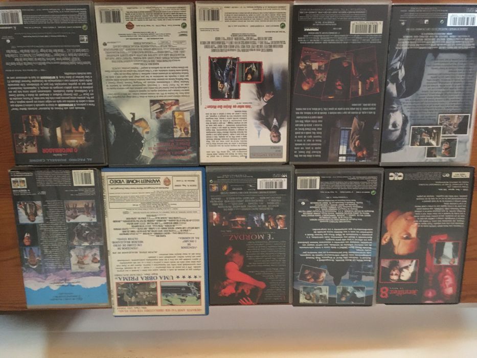 Filmes VHS. 20 cassetes.