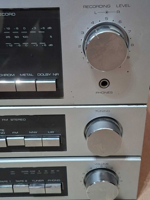 Wzmacniacz SABA MI 180 Tuner Radio SABA MT 180 Magnetofon SABA CD 180 Retro
