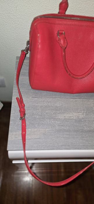 Mala Love Moschino Vermelha - Original c/ Bolsa Frontal Removível