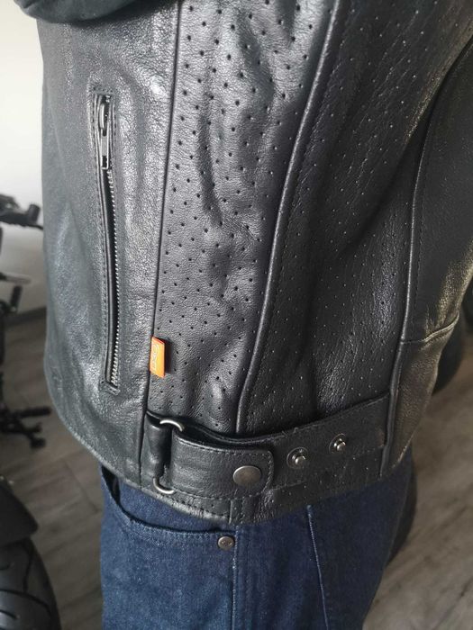 Kurtka skórzana Seca Hornet II rozm. L, XL, 2XL, 3XL black czarna