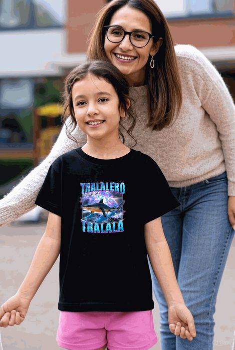 Koszulka dziecięca tralalero tralala Italian Brainrot prezent 116