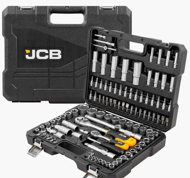 Набір інструментів 108 од. 1/4", 1/2" JCB Tools