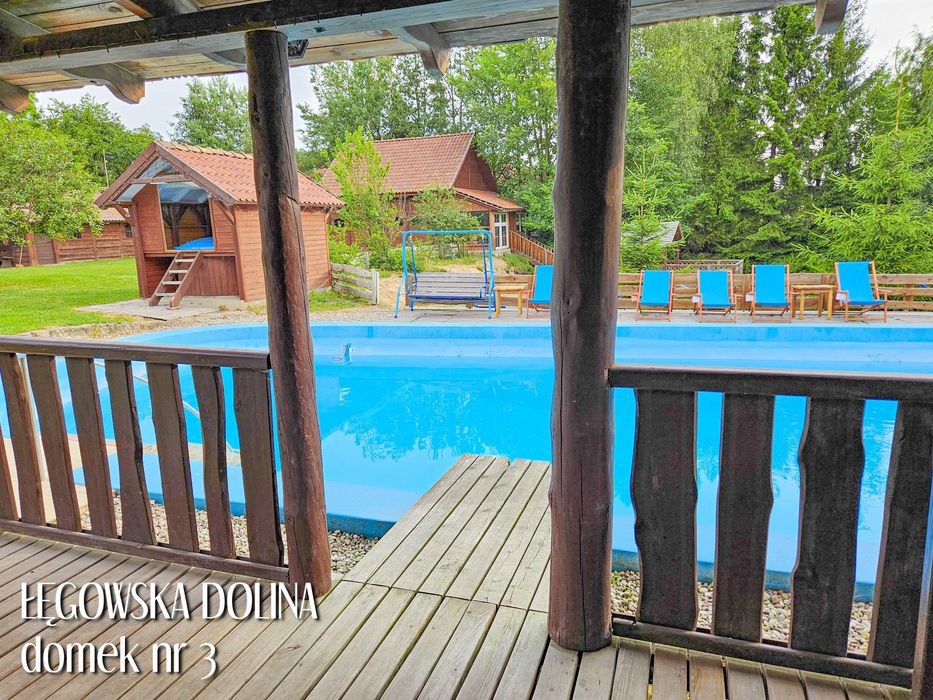 Łęgowska Dolina || Domki na Mazurach - PIĘKNE MIEJSCE!! okolice Olecka