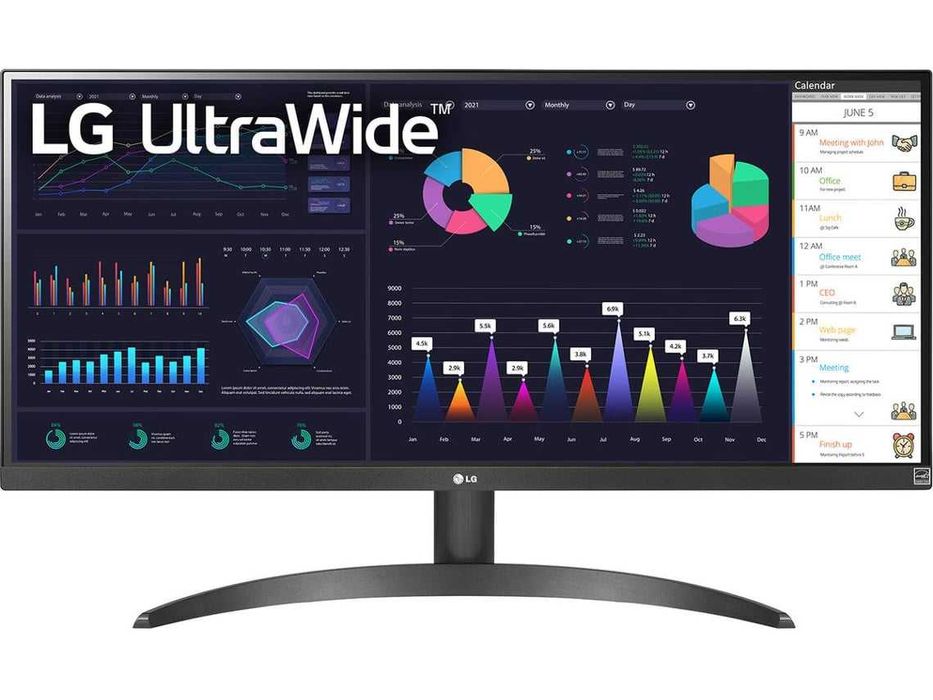 Monitor LG Ultrawide 29" - 5ms - 100Hz - Novo c/garantia