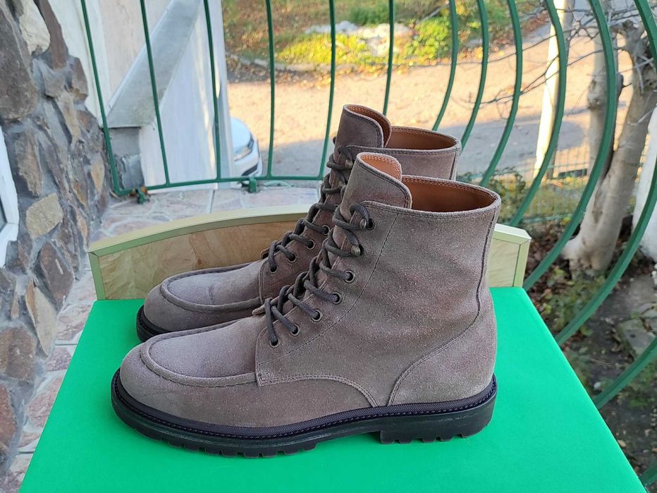 Brunello Cucinelli Leather Boots Italy Замша Черевики 43-28 см.