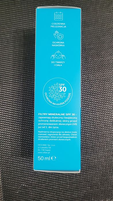 Oillan Cold Cream na każdą pogodę,  dla dzieci SPF 30