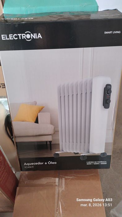 Aquecedor a óleo 2500W Electronia