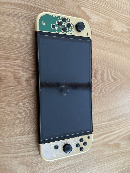 Nintendo switch oled edycja kolekcjonerska Zelda+etui+szklo