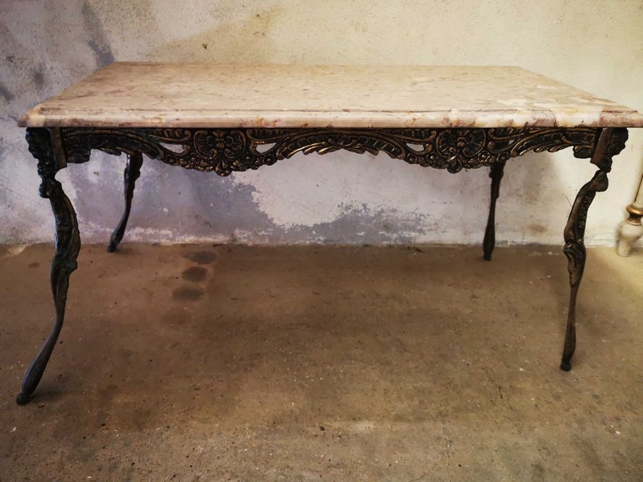 Oportunidade!!! Mesa mármore antiguidade