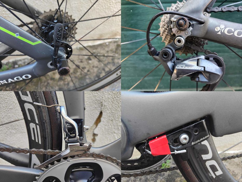 Bicicleta Colnago KZero TT Contra-Relógio Cabra 54 Dura Ace Ultegra