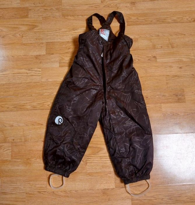 Зимние термо штаны комбинезон reima tec р 92см