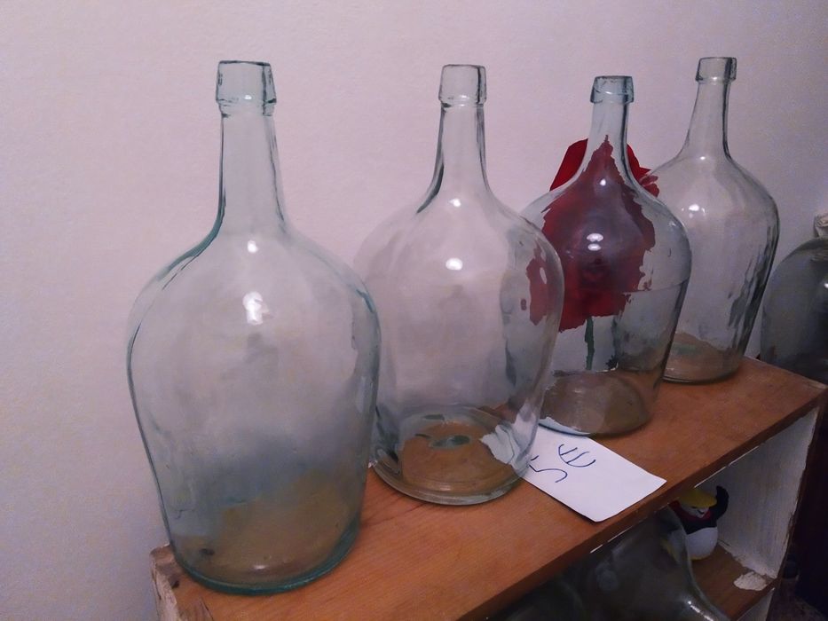 Garrafões Vidro Antiquíssimos