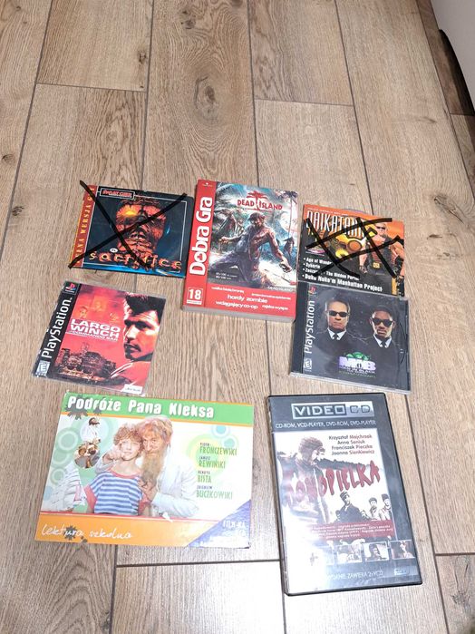 Zestaw retro gier na pc i filmów