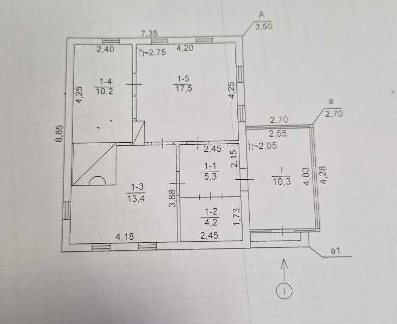 Будинок біля Козельця, с. Шуляки
