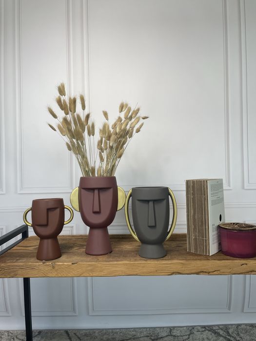 Na prezent święta dekoracja wazony komplet ceramiczne flakony donice