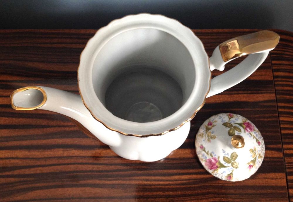 Chodzież Iwona Złota Róża imbryk + świecznik