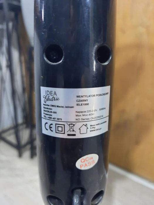 Wentylator podłogowy